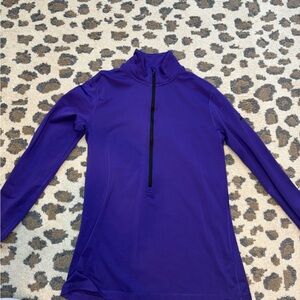 Purple Quarter-Zip Pullover Nike